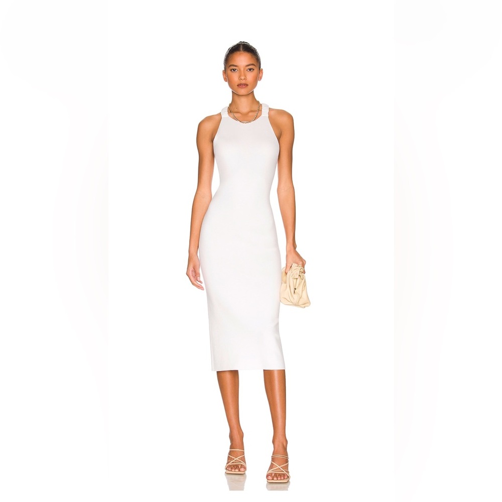 NEVER WORN Open Back Midi Dress by 525